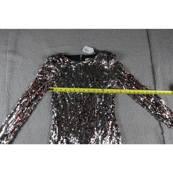 Badgley Mischka  x Mark James Small Cocktail Sequin Mini Pixie Dress Lined - Picture 6 of 9